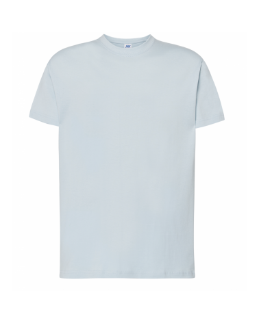 T-shirt męski błękitny