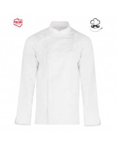 Bluza kucharska Biała - długi rękaw